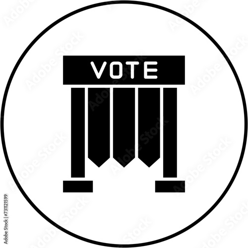 Voting Booth Icon
