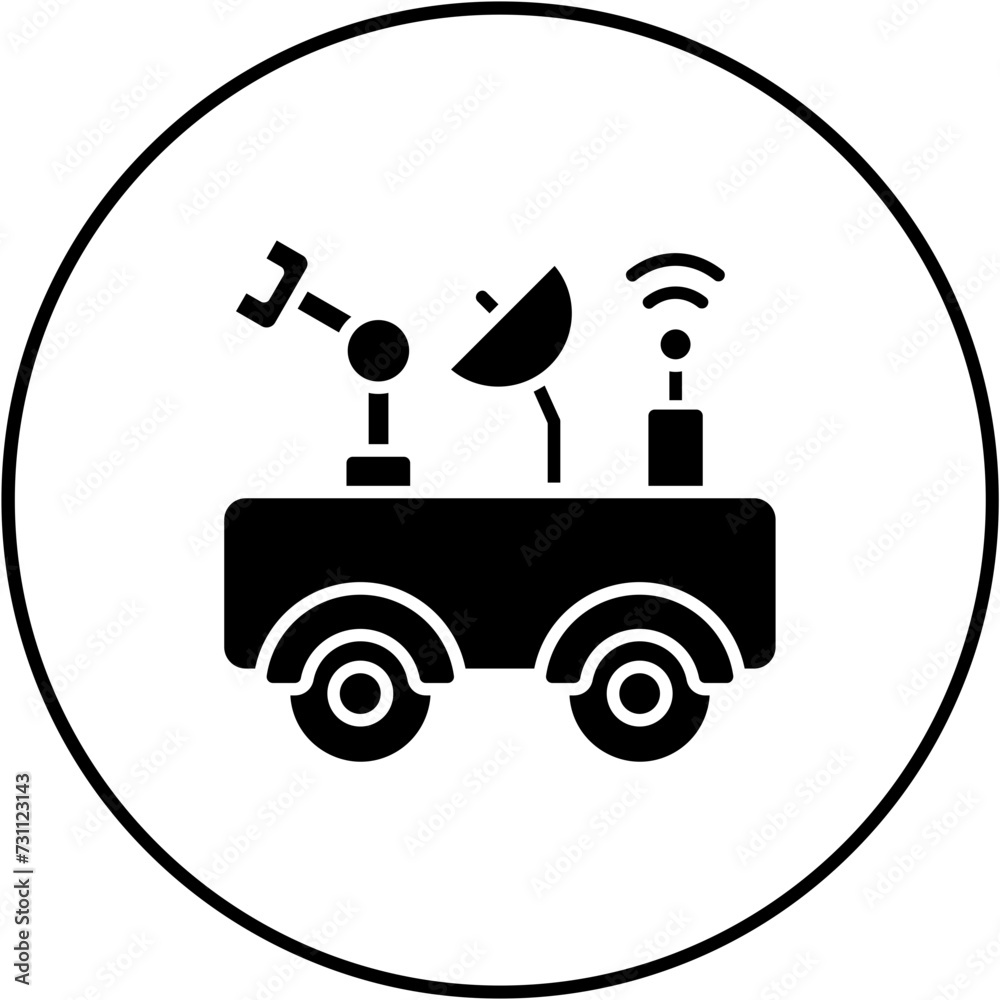 Moon Rover Icon Moon Rover Icon