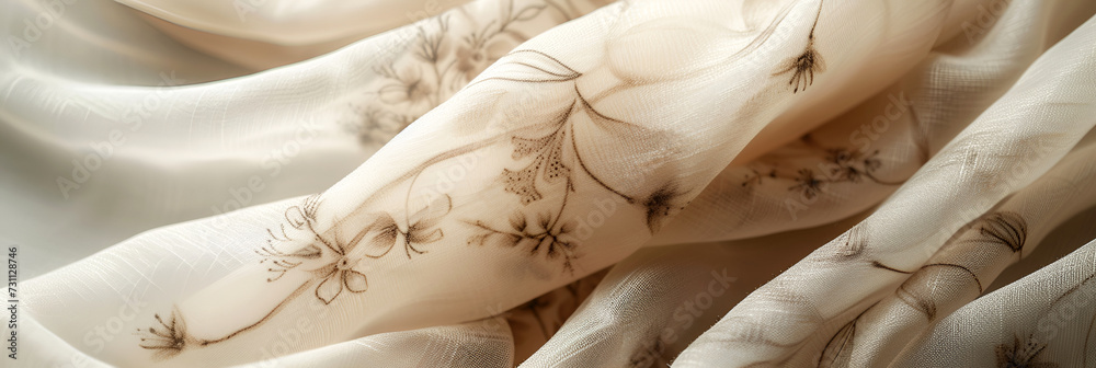 Background for design made of fabric and spring flowers. Background for design made of fabric and spring flowers.