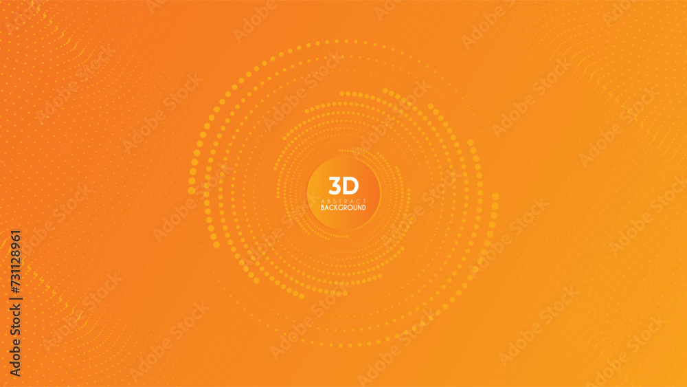 Dynamic style banner design from fruit concept. Orange elements with fluid gradient Dynamic style banner design from fruit concept. Orange elements with fluid gradient