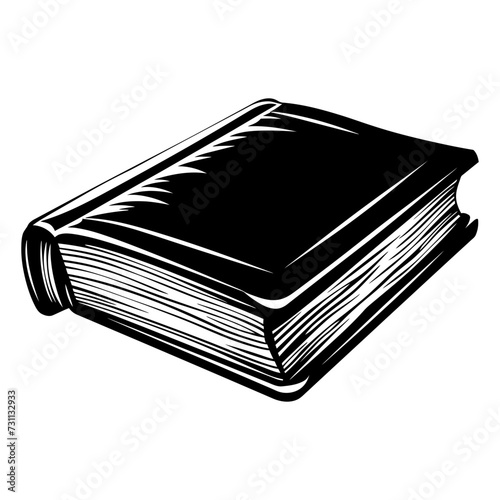Silhouette book black color only