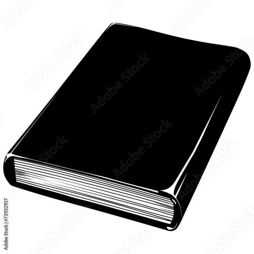 Silhouette book black color only