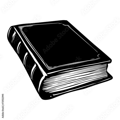 Silhouette book black color only