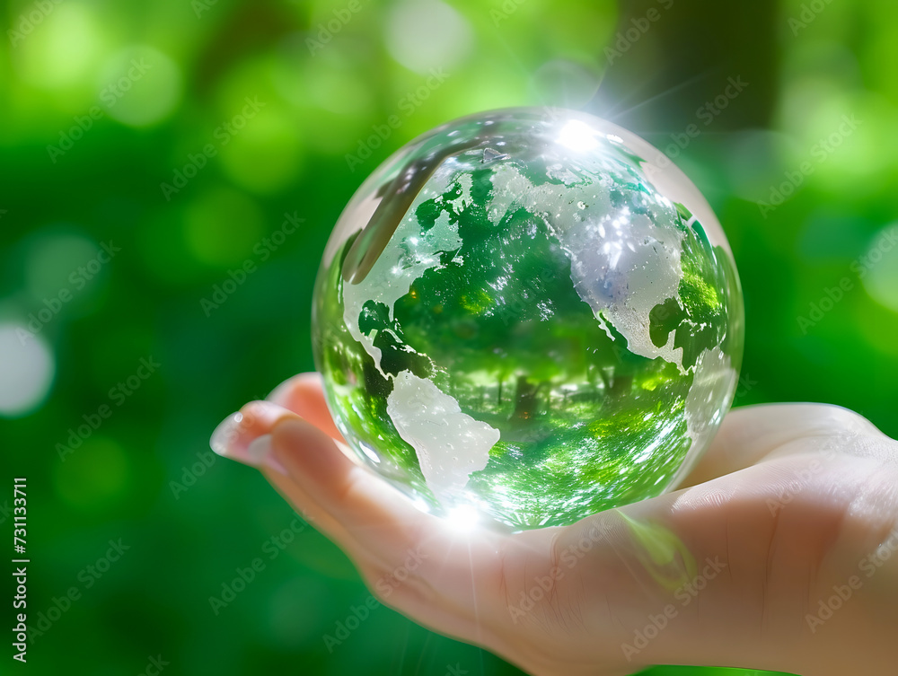 globe in hand globe in hand