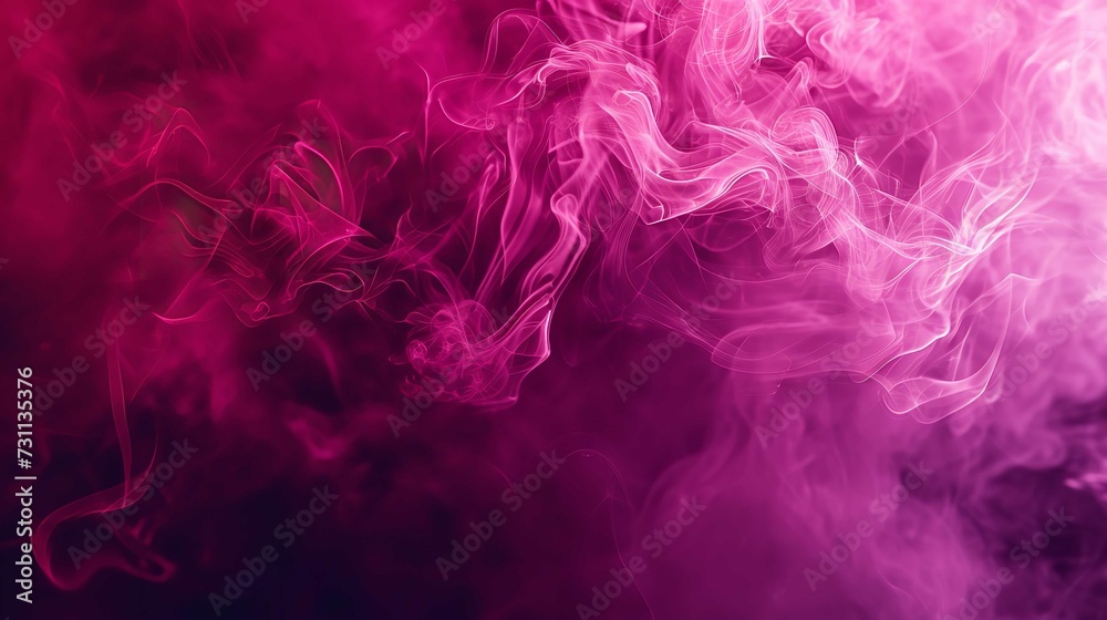 Obraz premium Abstract Magenta Smoke Background with Graceful Flow