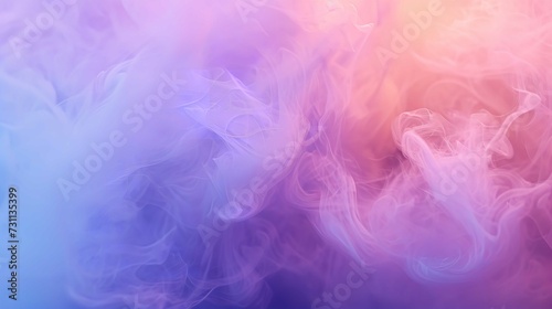 Abstract Colorful Smoke Banner with Gradient Background