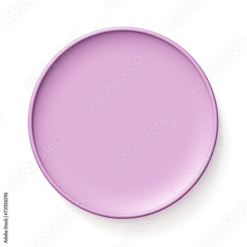 Mauve round circle isolated on white background  © GalleryGlider
