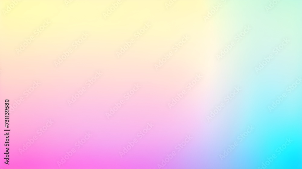 Fototapeta premium Abstract pastel color gradient background, rainbow grain gradation texture, vector pink, blue, green, yellow noise texture blur background