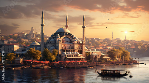 The most beautiful historical places in Istanbul. photo