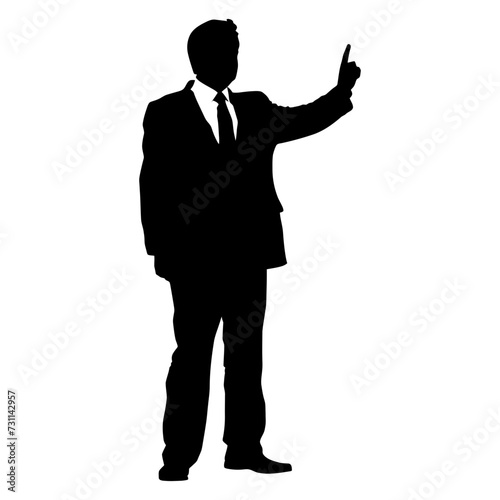 silhouette politicians give speeches and orations at political campaigns
