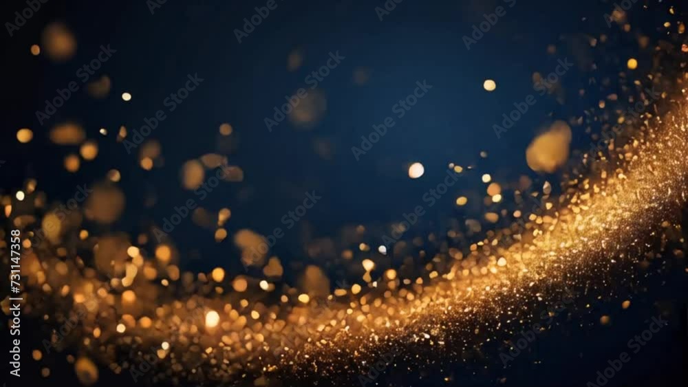 Abstract beautiful background, particle, glitter, shiny, banner, bokeh,