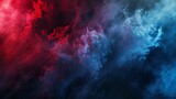 Backlit Black, Blue, Red Smoke Texture Background