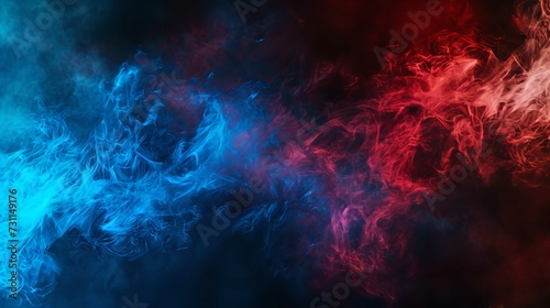 Backlit Black, Blue, Red Smoke Texture Background © Aqeel Siddique