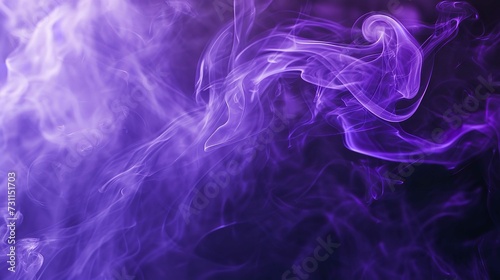 Beautiful Abstract Background with Purple Smoke