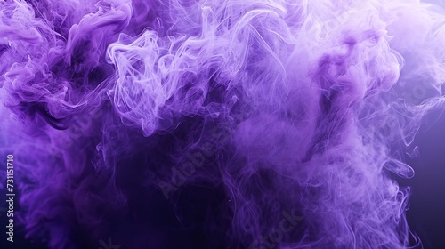 Beautiful Abstract Background with Purple Smoke