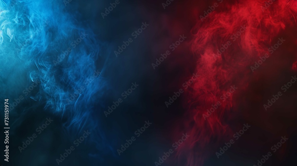 Blue Smoke Texture on Dark Background Abstract