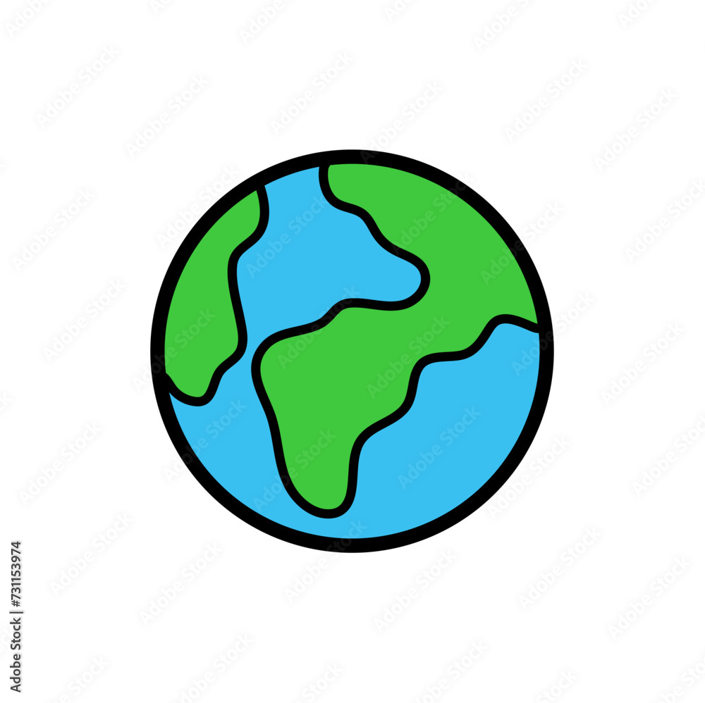 Hand drawn cartoon planets of the solar system Hand drawn cartoon planets of the solar system