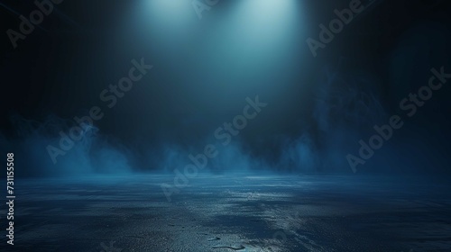 Dark Street Asphalt Abstract Dark Blue Background