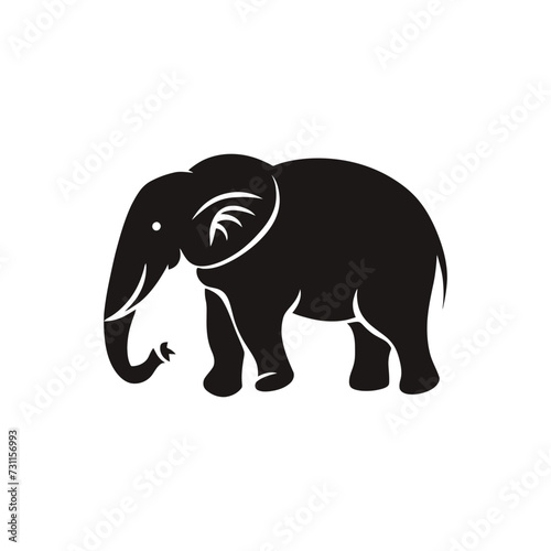 elephant vector silhouette