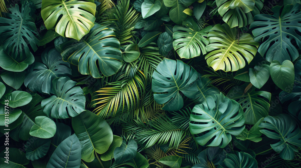 tropical leaf, large foliage, abstract green texture, nature background tropical leaf, large foliage, abstract green texture, nature background
