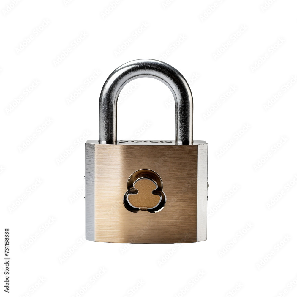 Lock isolated on transparent background Lock isolated on transparent background