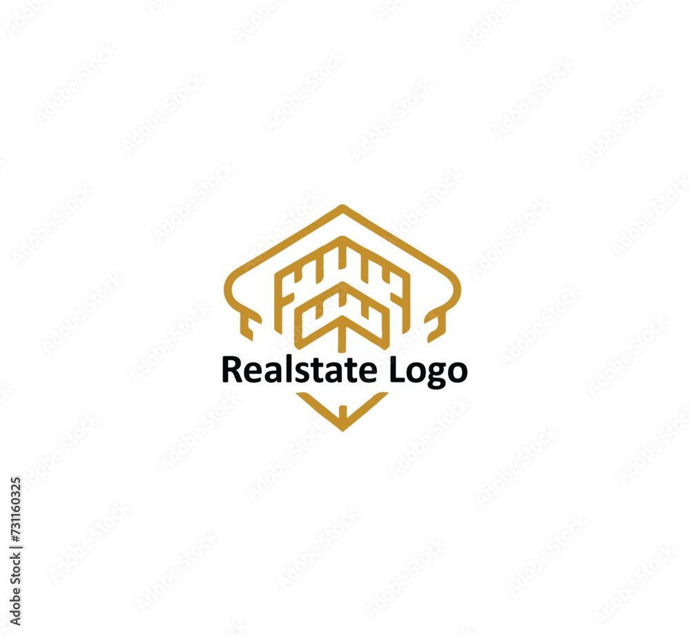 real state, property, home logo