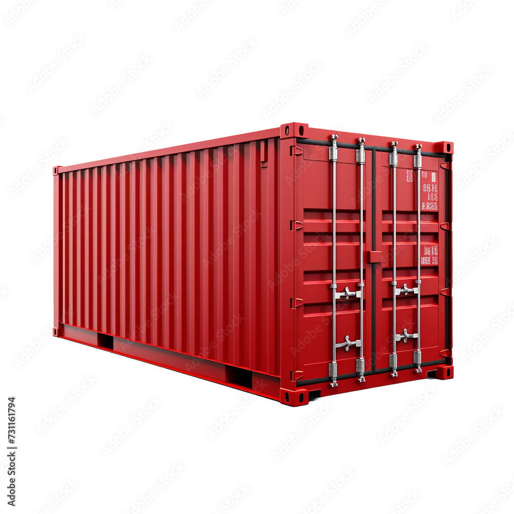 Lonely container isolated on transparent background Lonely container isolated on transparent background