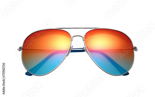 Aviator Glamour in Isolation Isolated on Transparent Background PNG.