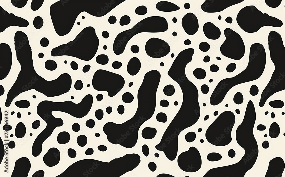 Black and white abstract pattern with organic animal motifs, shaped canvas art. Intricate detailing, sharp contrasts, hyper-realistic Black and white abstract pattern with organic animal motifs, shaped canvas art. Intricate detailing, sharp contrasts, hyper-realistic
