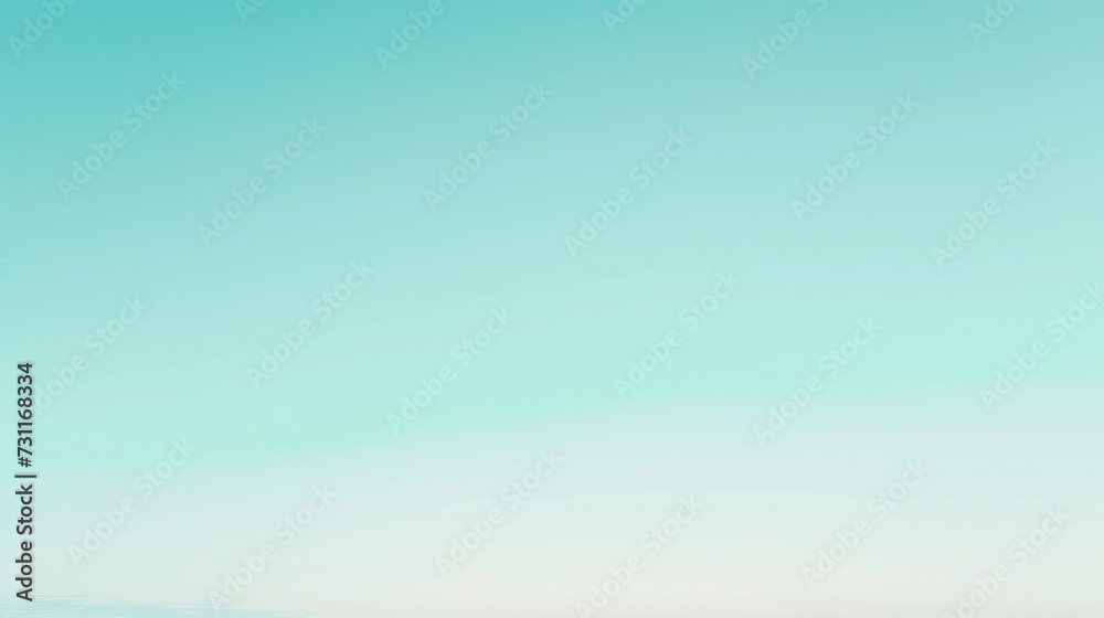 Fototapeta premium Abstract color gradient background in cool blue, icy blue, and refreshing mint green transitioning into crisp white
