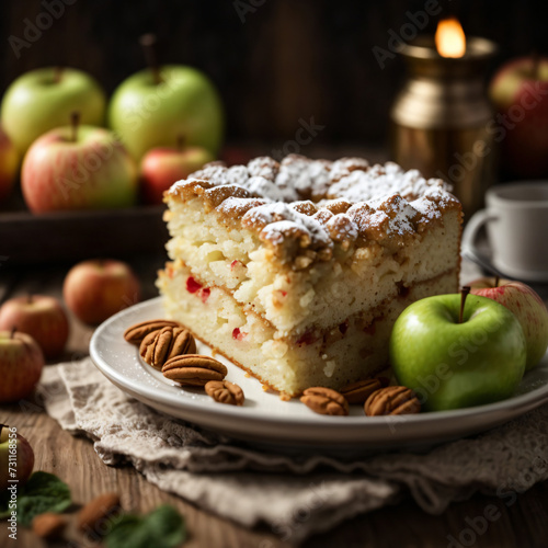 Polish Apple Cake Szarlotka - A Warm Spiced Dessert