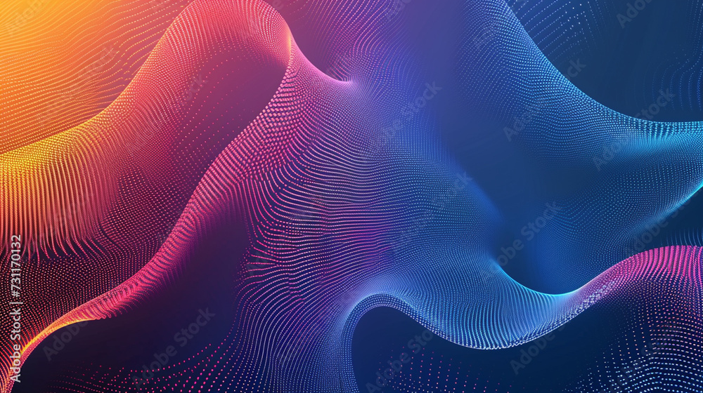 Aero color background made of halftone dots and curved lines Aero color background made of halftone dots and curved lines