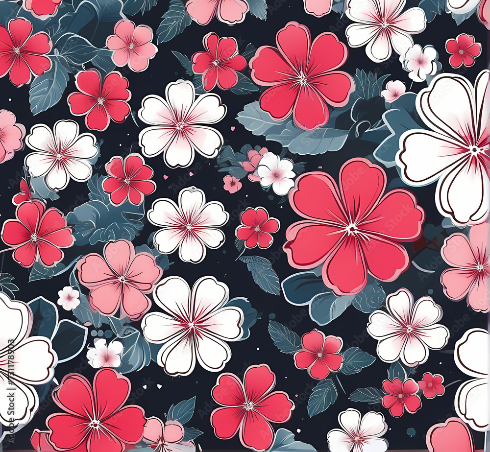 seamless floral pattern seamless floral pattern