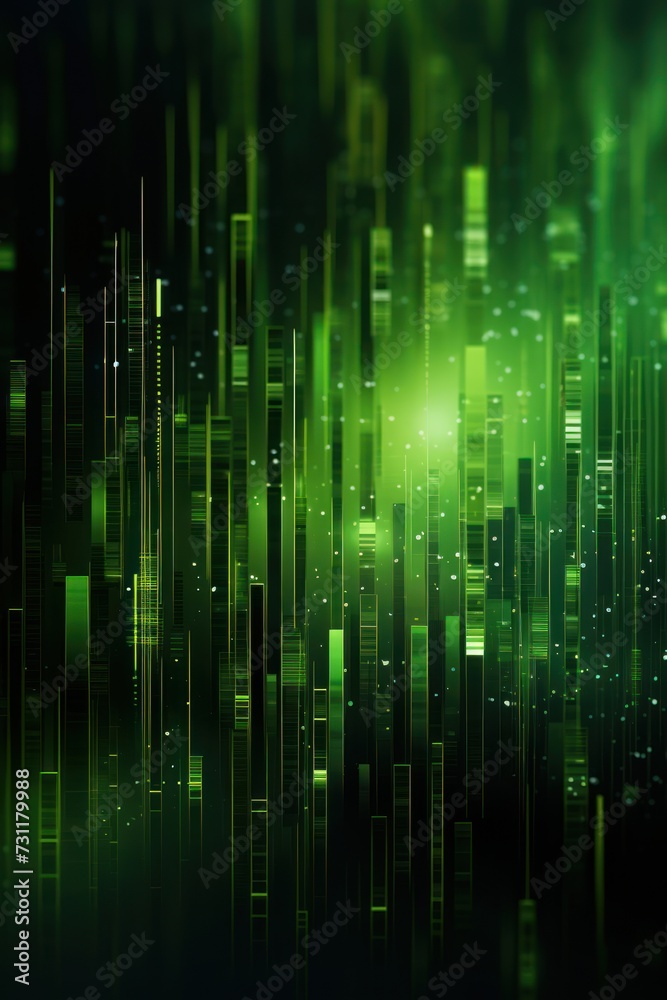 Olive Futuristic Data Stream Abstract Background