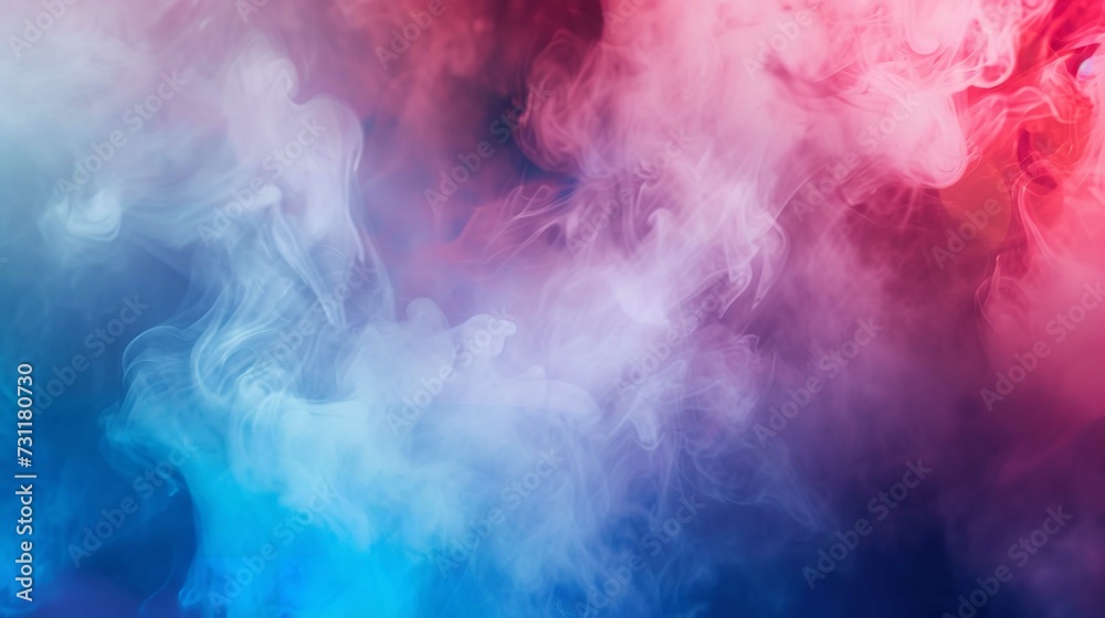 Dramatic Smoke and Fog Illustration in Contrast Dramatic Smoke and Fog Illustration in Contrast