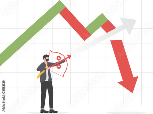 Investment volatility. Businessmen sell falling stocks in order to minimize the impact.

