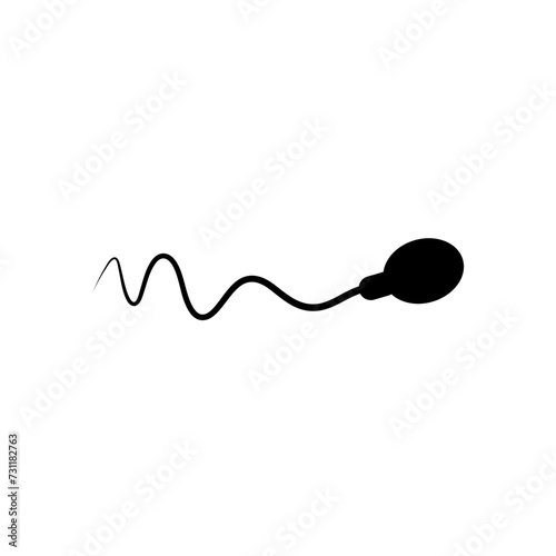 Hand drawn sperm
