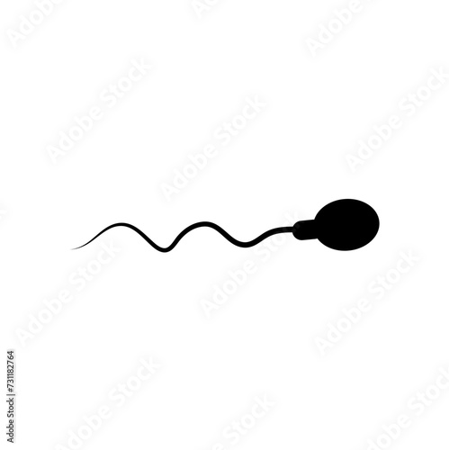 Hand drawn sperm