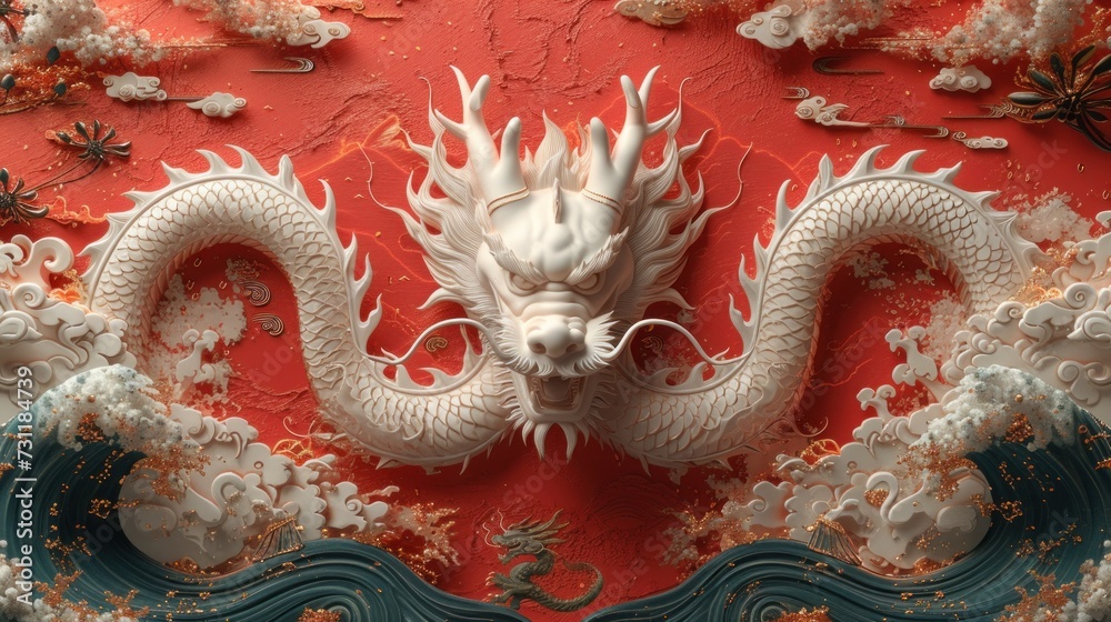 Obraz premium chinese dragon 