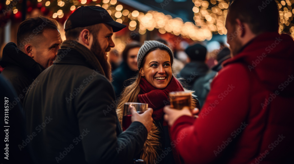 Christmas Market Gathering: Mulled Wine and Cheer

