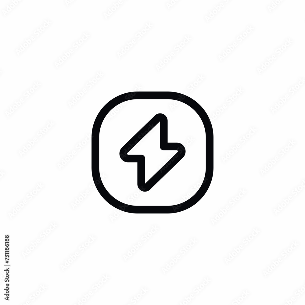 Flash Camera Lightning Vector Icon Sign Symbol Flash Camera Lightning Vector Icon Sign Symbol