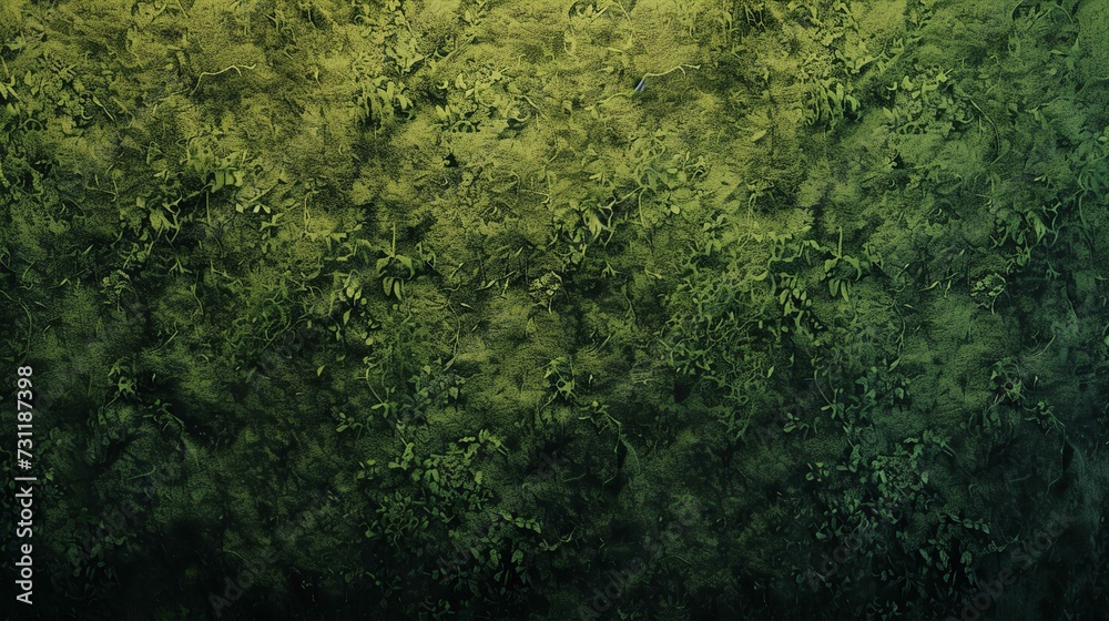 Moss Green Gradient Background with Grainy Noise Texture Moss Green Gradient Background with Grainy Noise Texture