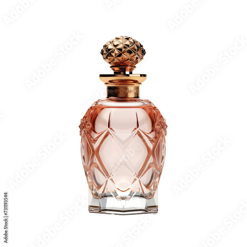  Luxury perfume bottle isolated on transparent background