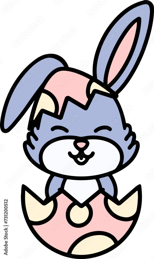 easter egg and easter bunny easter egg and easter bunny