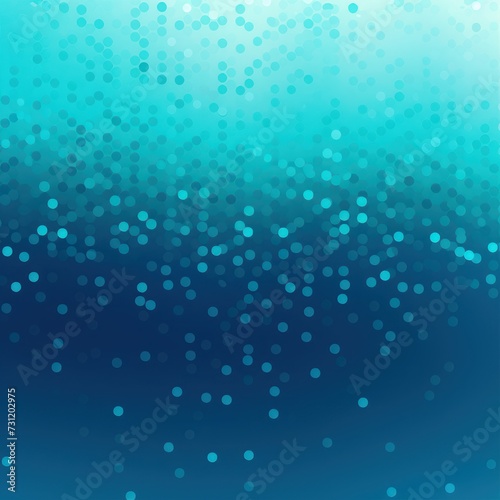 An abstract Cyan background with several Cyan dots