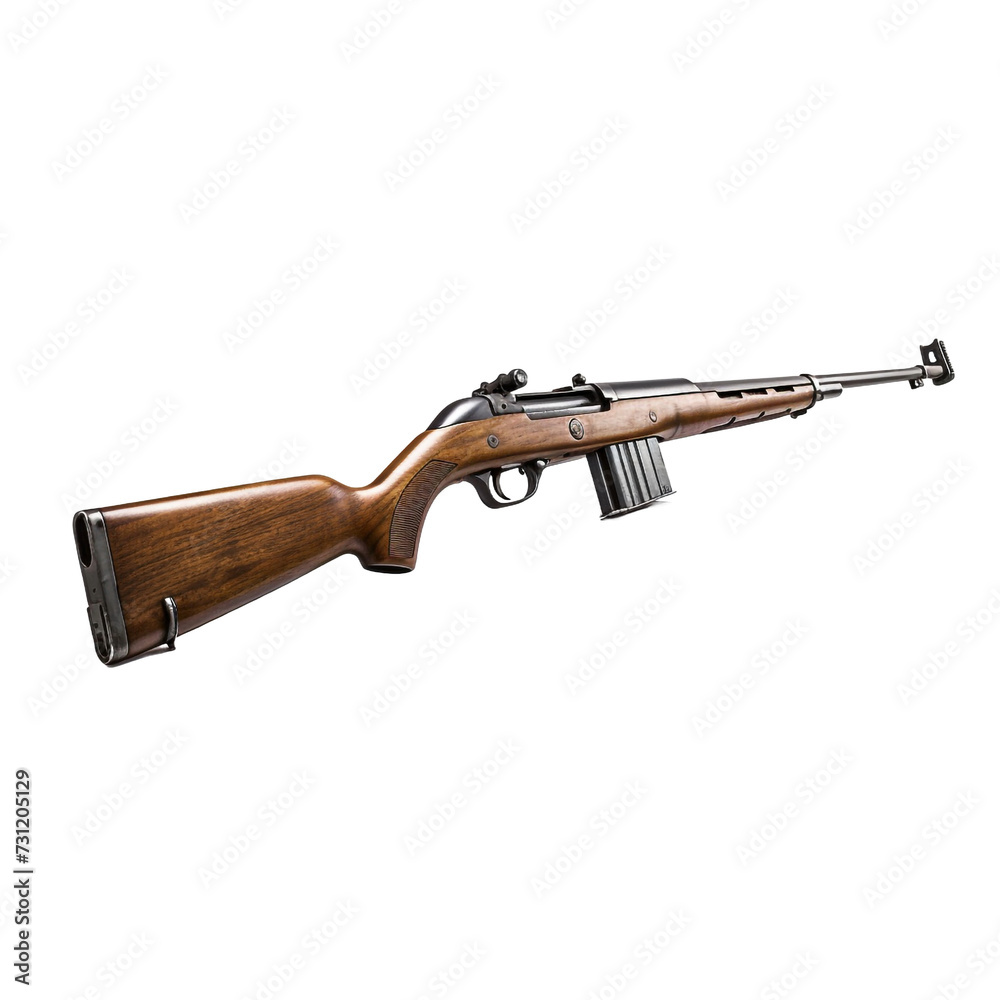 M1 Garand isolated on transparent background