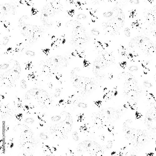 Rustic grunge texture with grain and stains. Abstract noise background. PNG graphic illustration with transparent background. © Jozsef