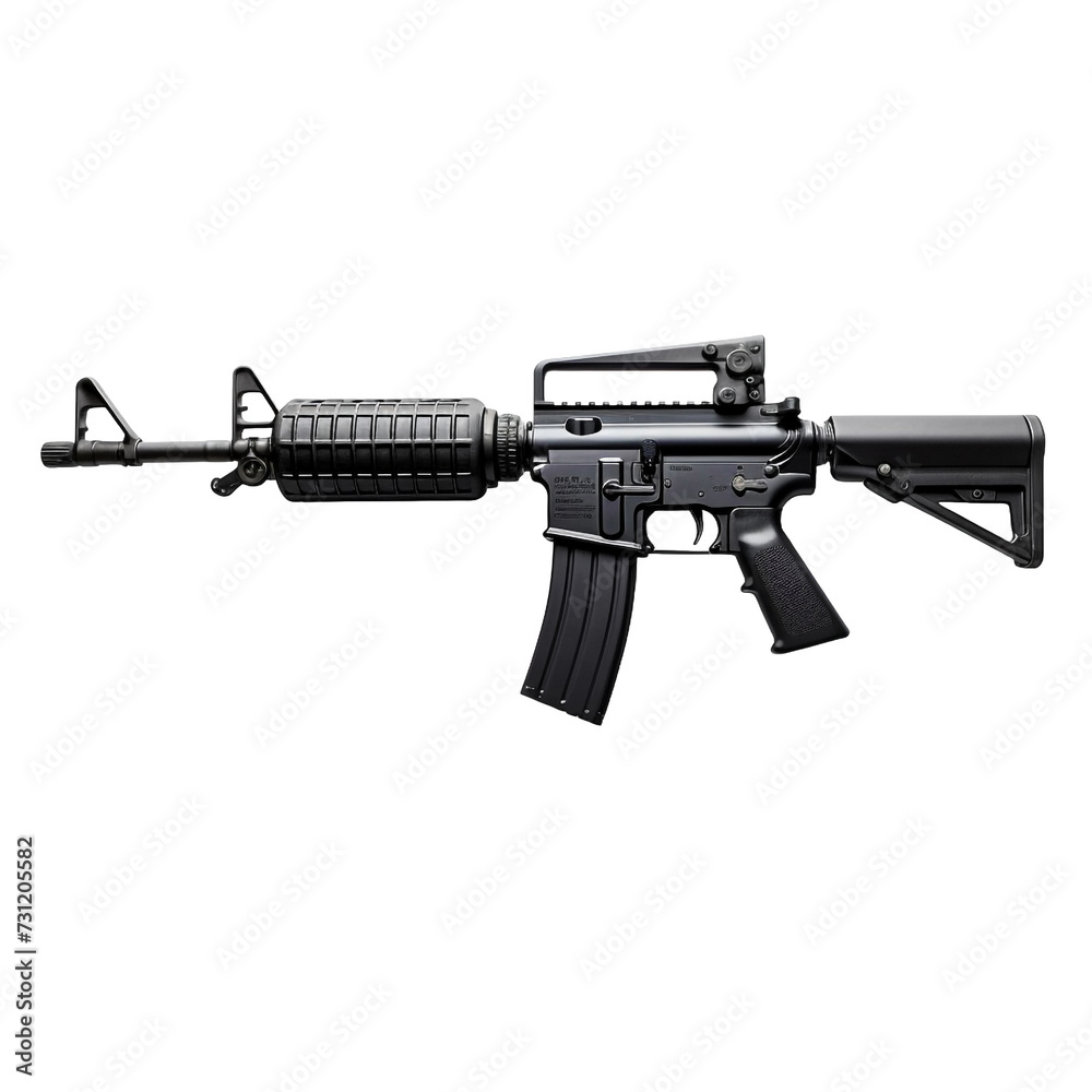 M240 machine gun isolated on transparent background M240 machine gun isolated on transparent background