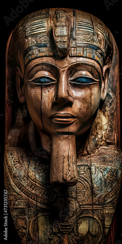 Pharaoh's Legacy: Ancient Egyptian Sarcophagus created with Generative AI technology © Fernando Cortés