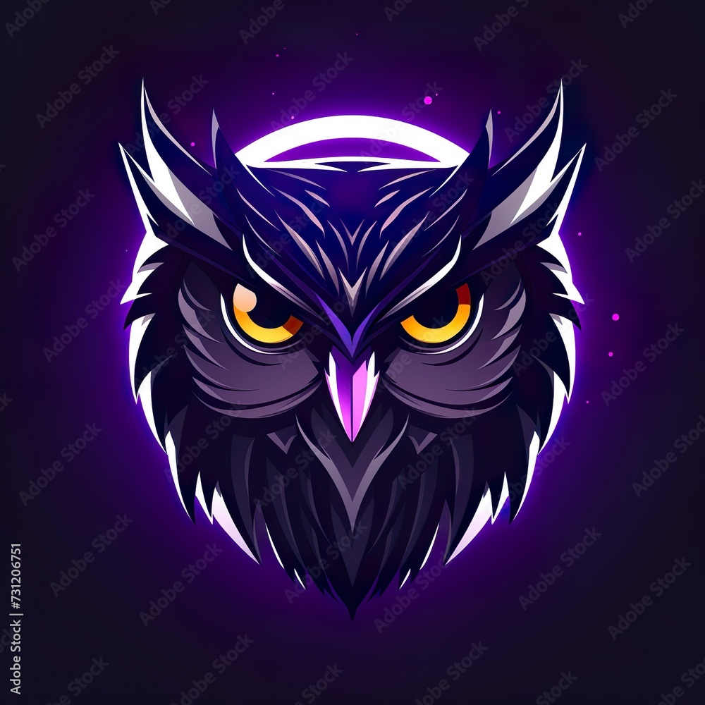 hand drawn owl mascot logo hand drawn owl mascot logo